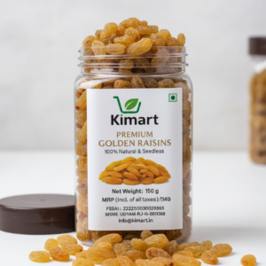 Kimart Premium Golden Raisins 150g | 100% Natural & Seedless Kishmish