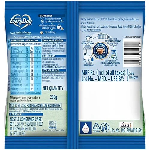 Nestle EveryDay Dairy Whitener, 200 g - Image 2