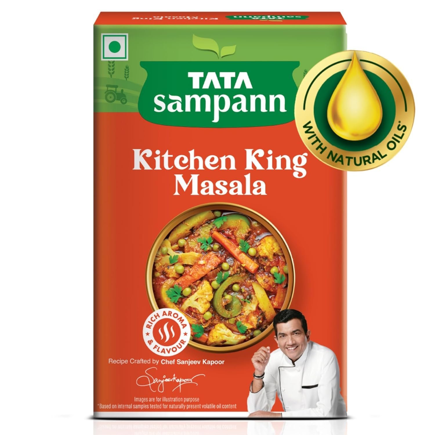 Tata Sampann Kitchen King Masala 100g β With Natural Oils | Rich Aroma & Flavour