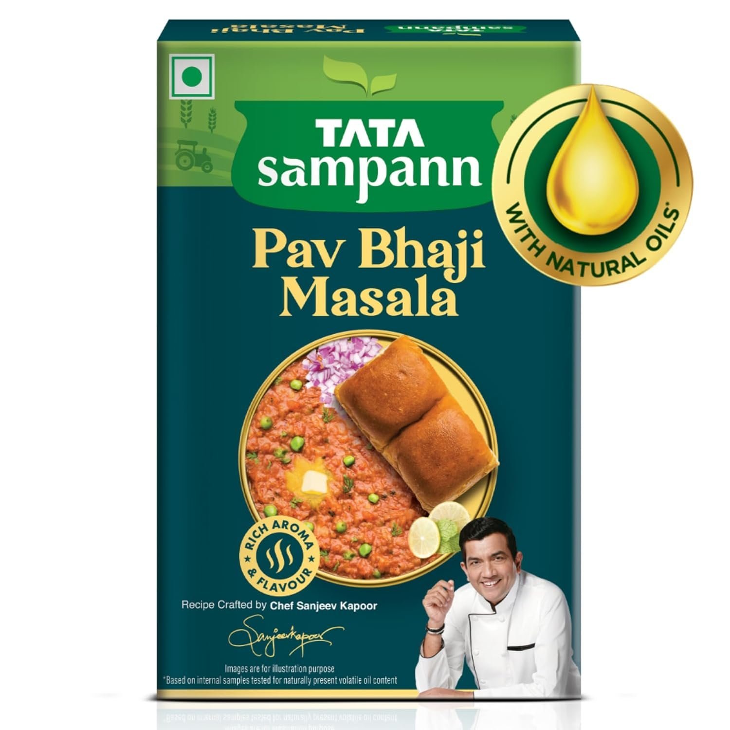 Tata Sampann Pav Bhaji Masala – Rich & Authentic Mumbai Style Blend