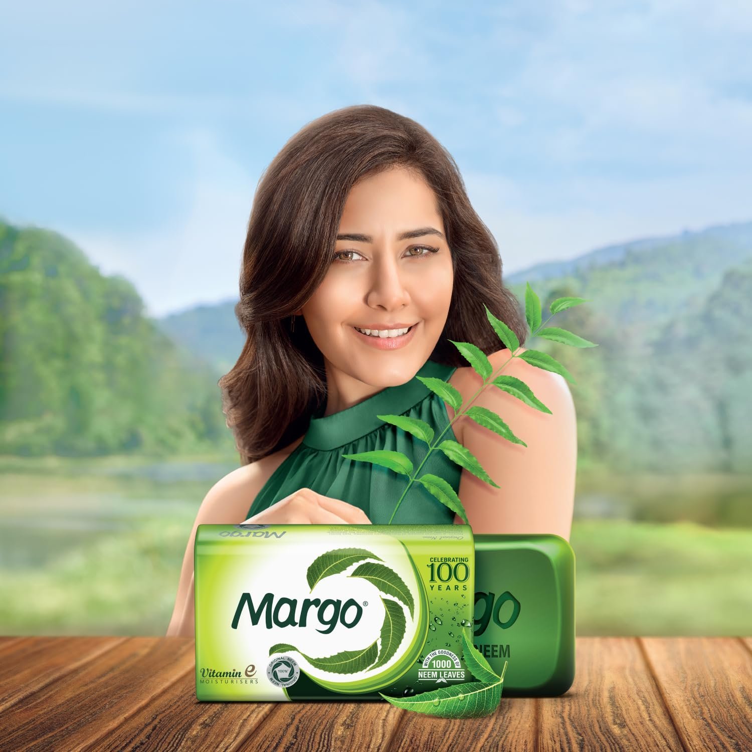 Margo Neem Soap Pack of 8 | With Vitamin E - Image 2