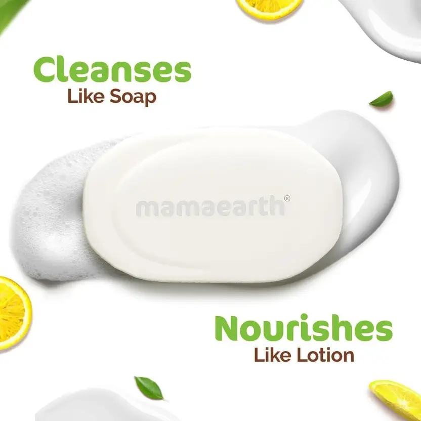 Mamaearth Vitamin C Moisturizing Lotion Soap β Value Pack of 4 - Image 4