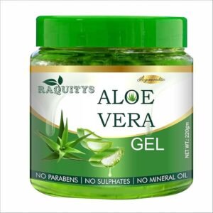 Raquity’s Aloe Vera Gel 220gm – Ayurvedic Skin & Hair Care | No Parabens