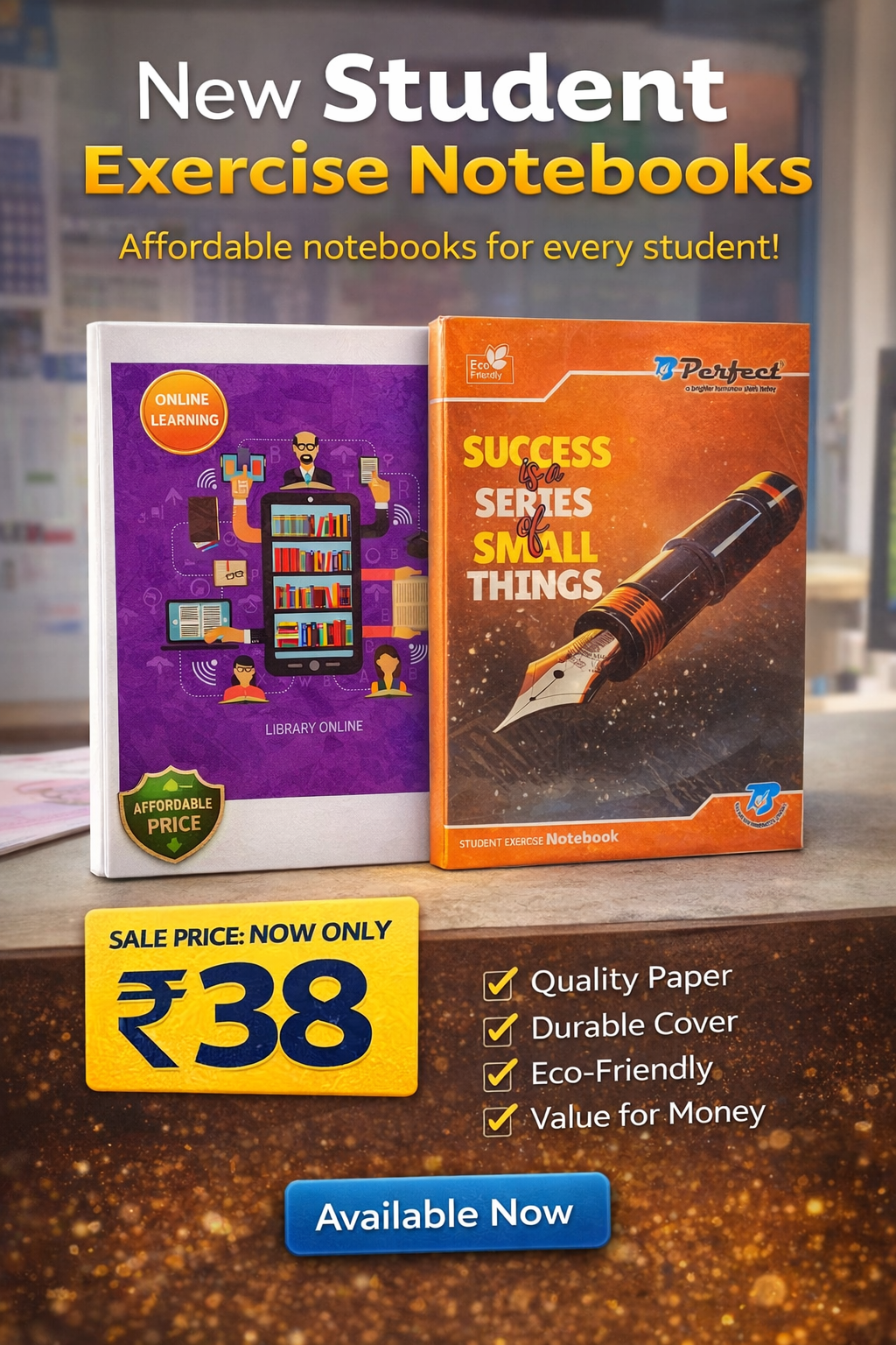 Student Exercise Notebook – English 4 Line