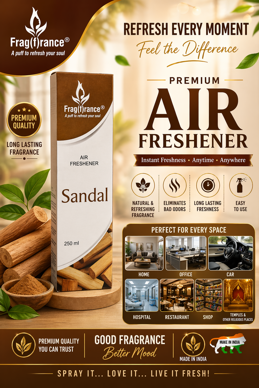 Fragrance Lavender Air Freshener 250ml - Image 2