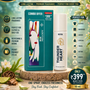 Riya Melody & Thunder Heart Perfume Combo Pack – Long Lasting Fragrance