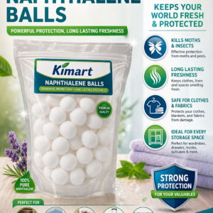 Naphthalene Balls – Long Lasting Moth Protection for Clothes & Storage