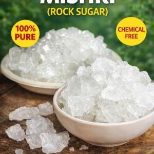 Premium Mishri (Rock Sugar) – 100% Pure & Natural Sweet Crystals