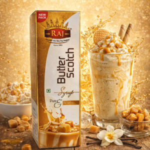 Raj Butterscotch Syrup – Rich & Creamy Flavor for Milkshakes & Desserts