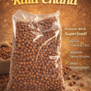 Premium Kala Chana (Black Chickpeas) – High Protein & Fiber Rich Pulses