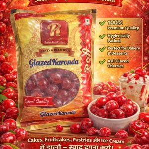 Premium Glazed Karonda (Candied Karonda) – Roshan Food Products | Perfect for Cakes & Desserts
