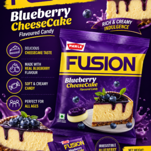 Parle Fusion Blueberry Cheesecake Flavoured Candy 198g – Creamy & Fruity Candy Pack