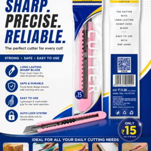 Premier Paper Cutter Knife – Heavy Duty Utility Cutter with Sharp Blade
