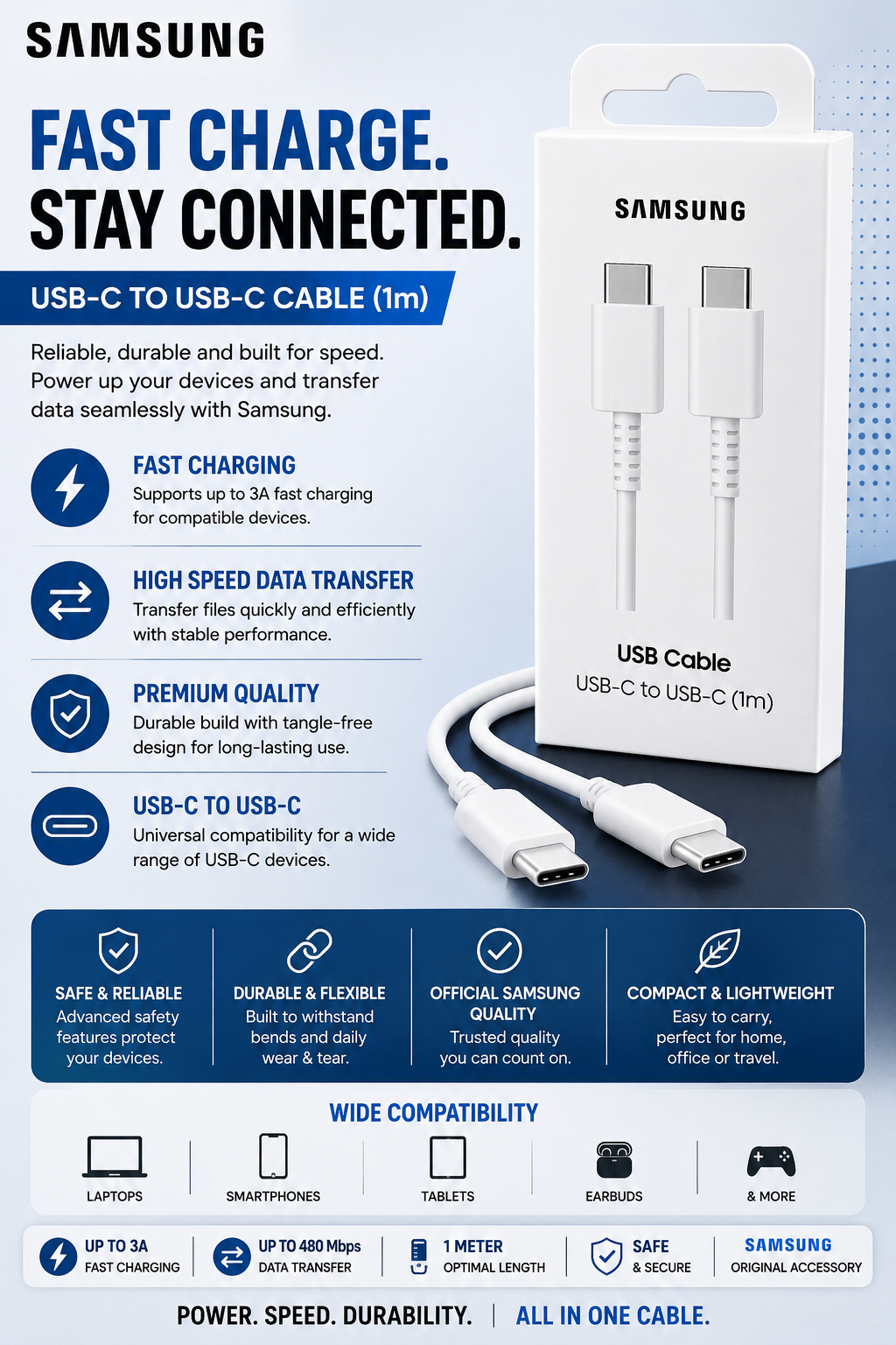 Samsung USB-C to USB-C (1m)
