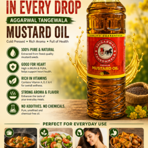 Tangewala Premium Mustard Oil – 1 Liter Bottle