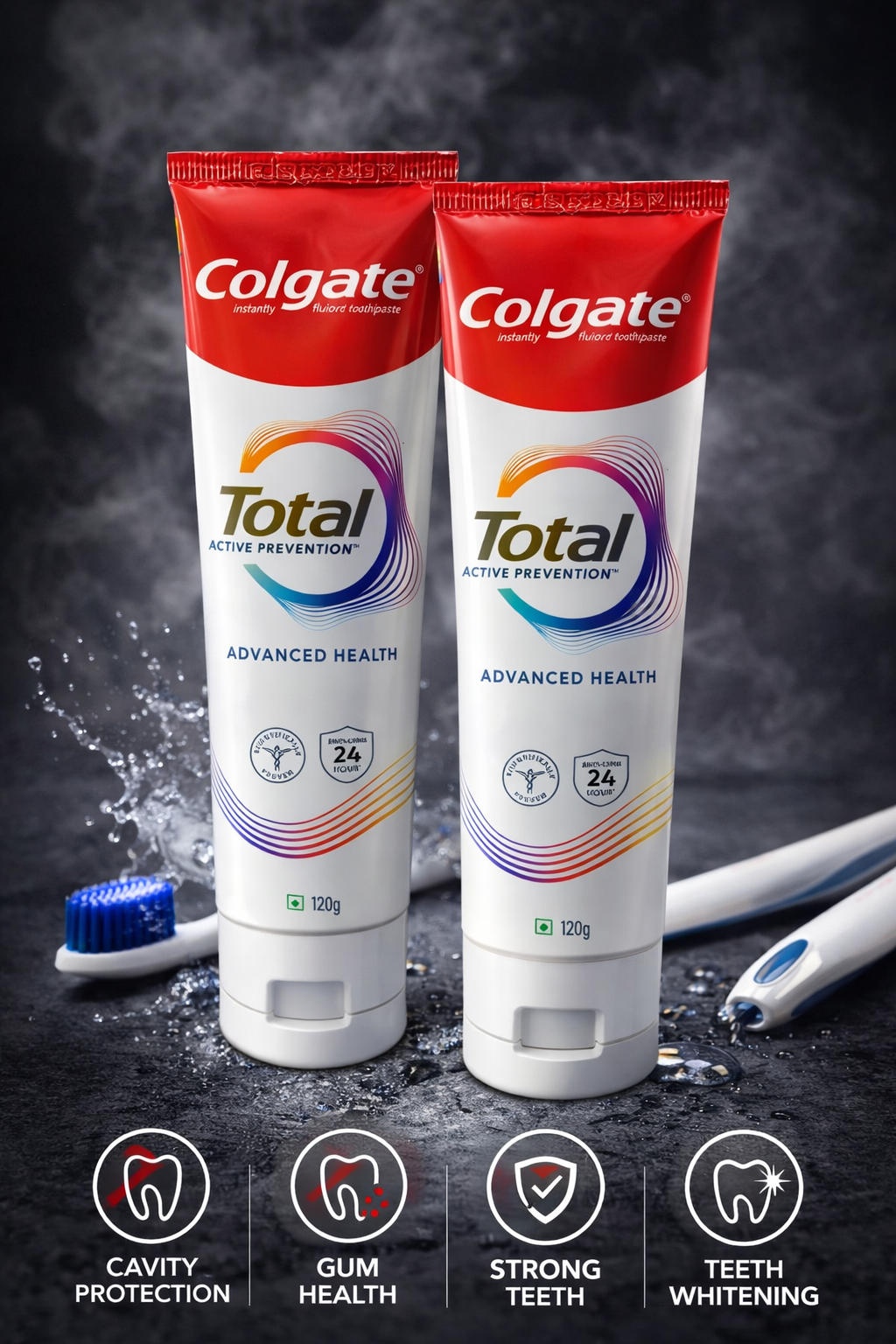 Colgate Total Active Prevention Advanced Health Toothpaste 120g