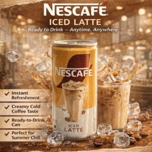 NESCAFÉ Iced Latte – Ready to Drink Cold Coffee Can