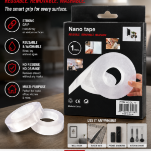 Nano Tape – Strong Reusable Grip Tape