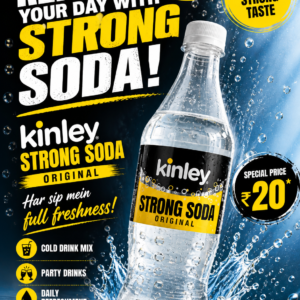 Kinley Strong Soda Original β Refreshing Carbonated Drink Bottle