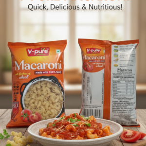 V-Pure Macaroni – Made with 100% Sooji