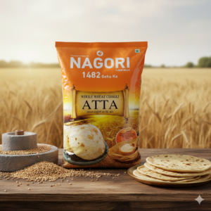 Nagori 1482 Gehu Ka Whole Wheat Chakki Atta