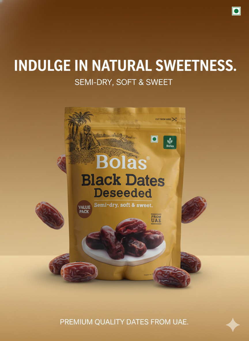 Bolas Black Dates Deseeded
