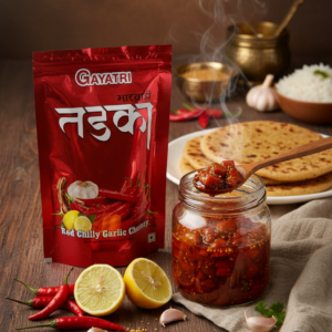 Gayatri Marwadi Red Chilly Garlic Chutney – Spicy Lahsun Chutney