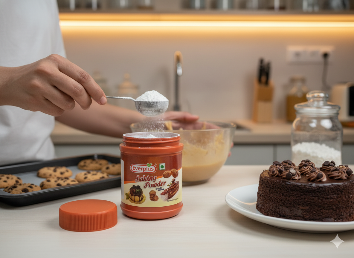 Everplus Baking Powder – Double Action for Soft & Fluffy Cakes
