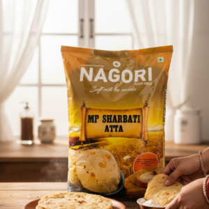 Nagori MP Sharbati Atta – Premium Whole Wheat Flour