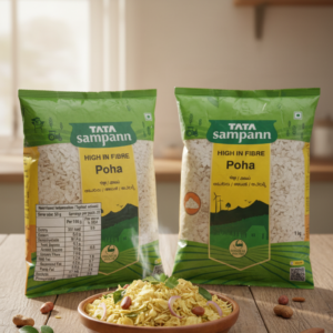 Tata Sampann High in Fibre Poha – Healthy Breakfast Choice