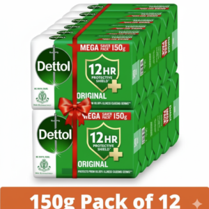 Dettol Original Bathing Soap 150g – Pack of 12