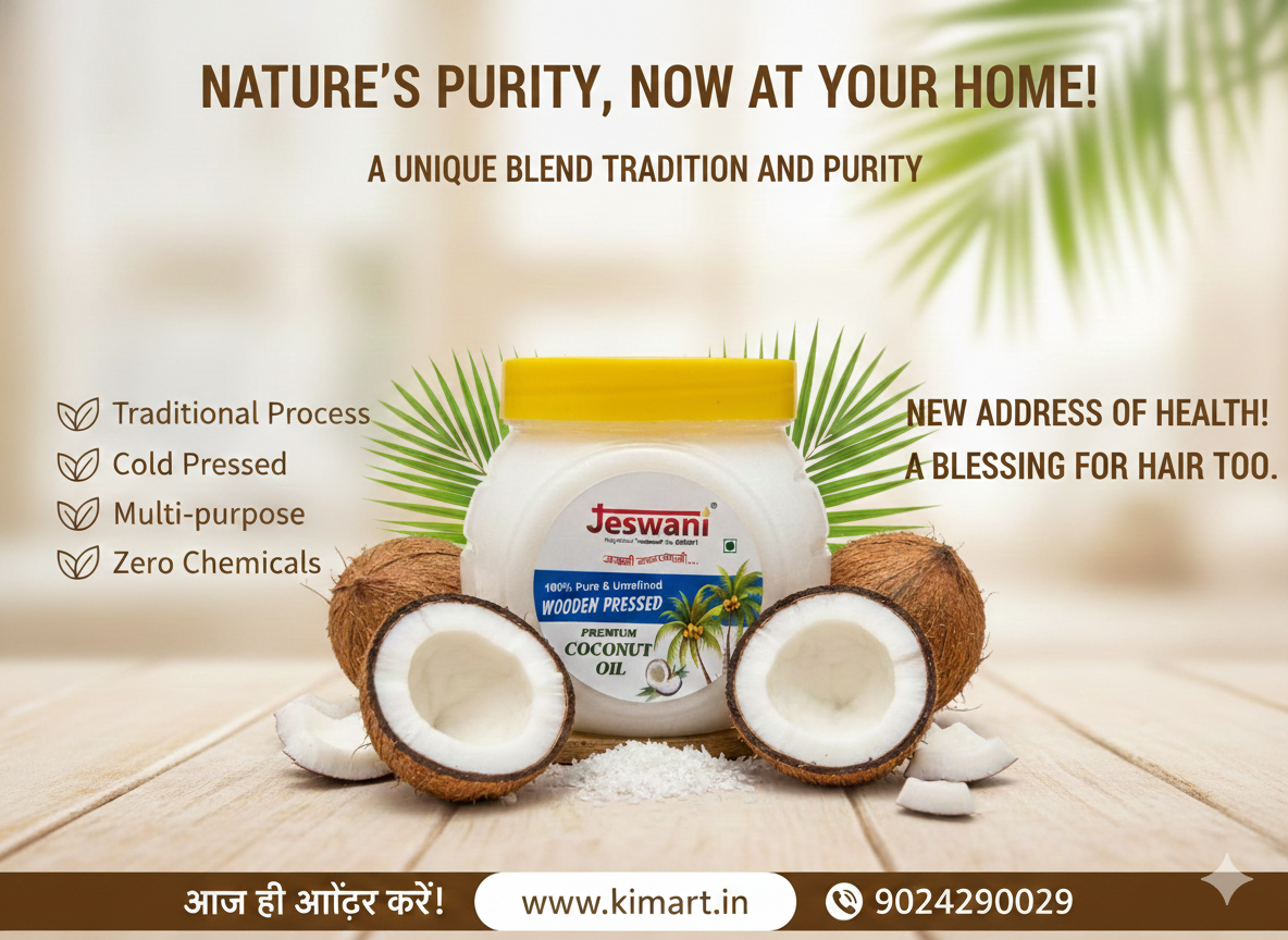 Prakrtika Wooden Pressed Premium Coconut Oil 500ml
