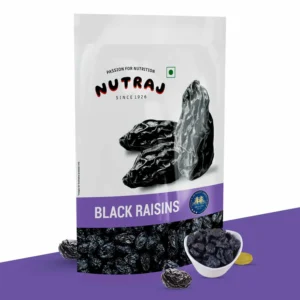 Nutraj Black Raisins | Premium Quality Kali Kishmish | Healthy Dry Fruits