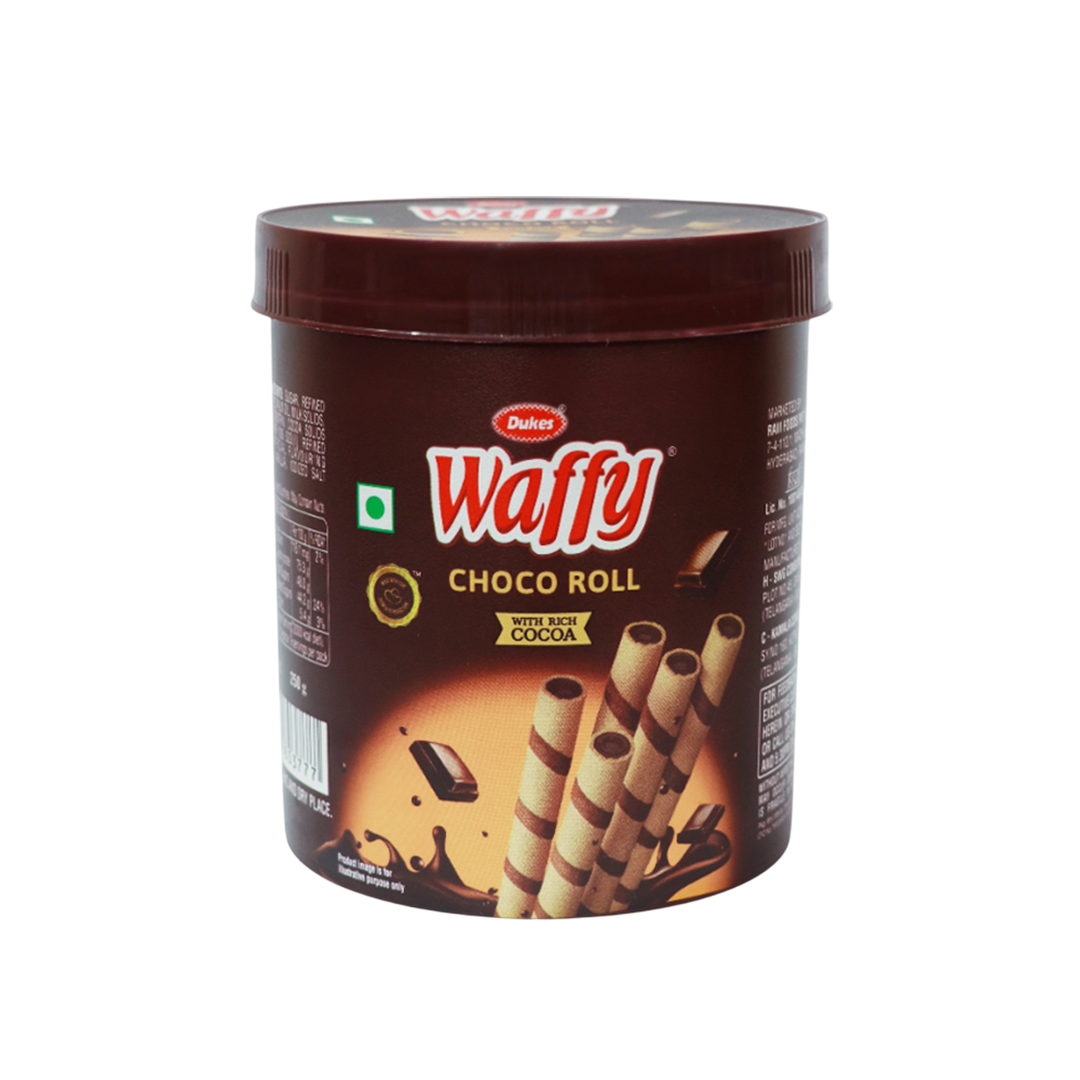 Dukes Waffy Choco Roll 250g | Chocolate Wafer Rolls