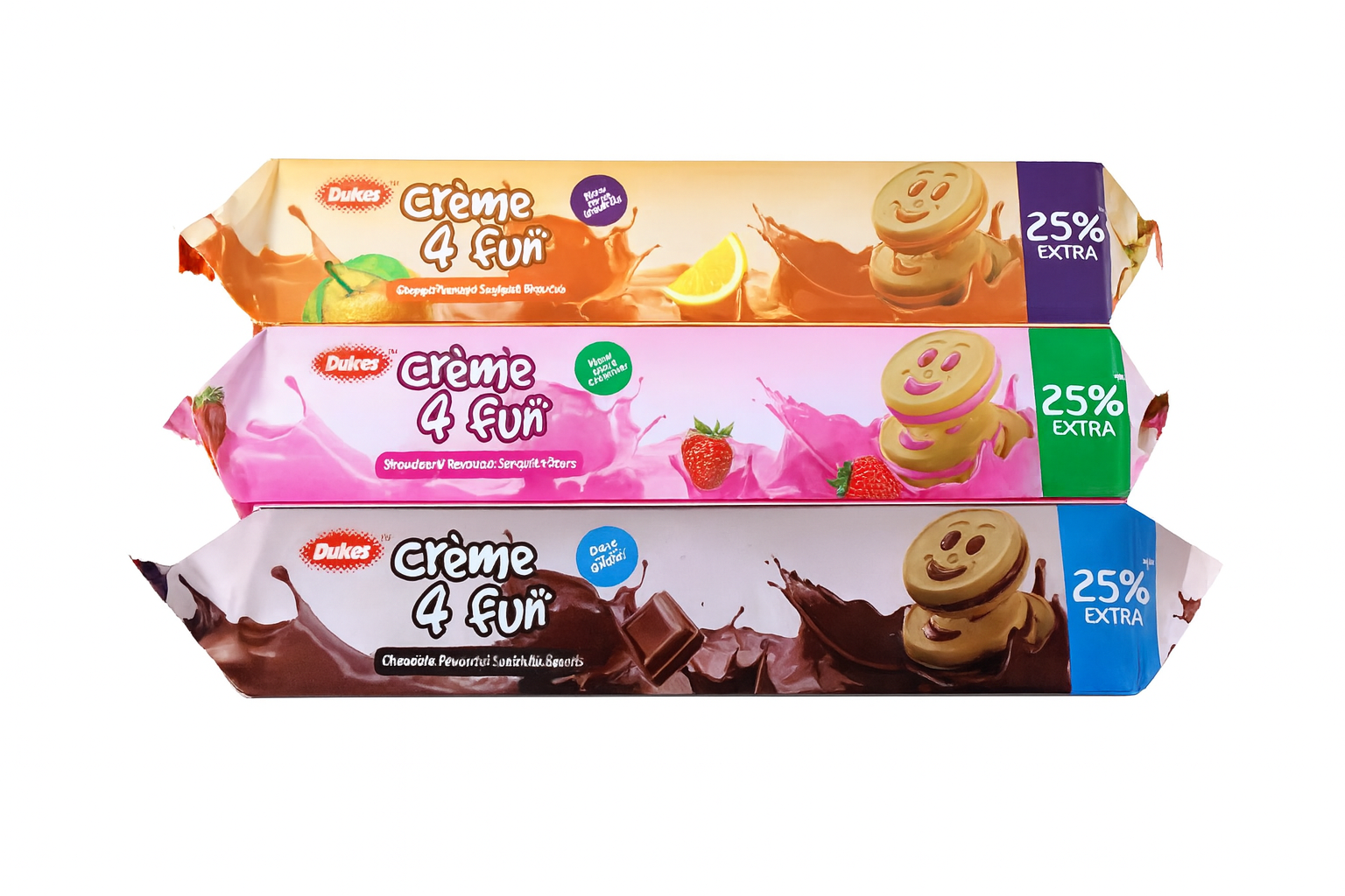 Dukes Crème 4 Fun Sandwich Biscuits