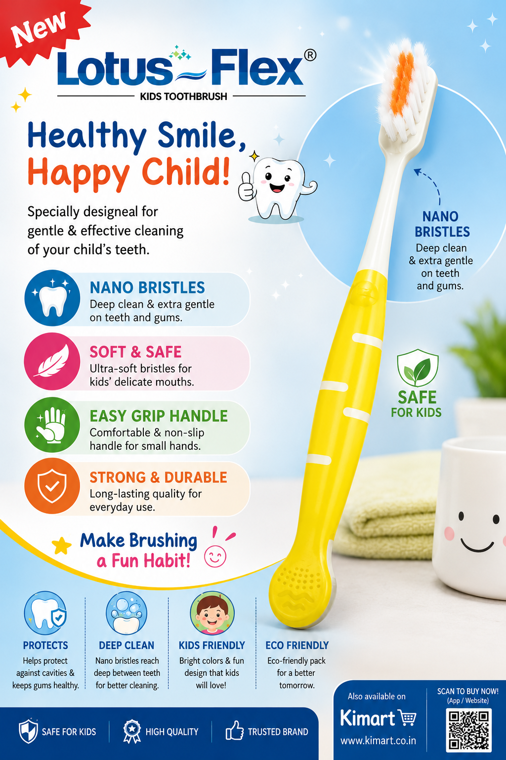 Lotus Flex Kids Toothbrush