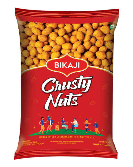 Bikaji Crusty Nuts – Crunchy Coated Peanut Snack