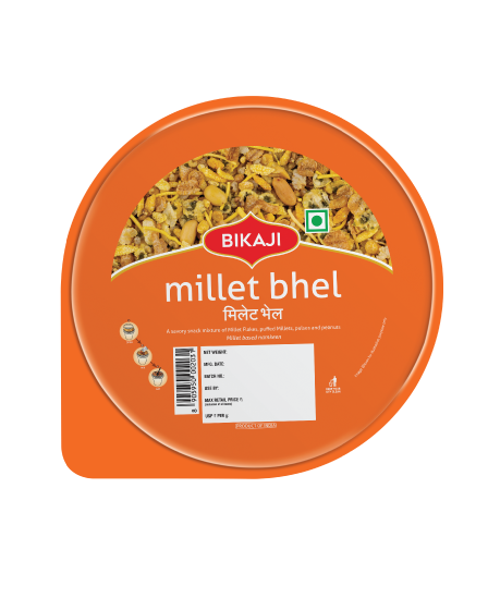 Bikaji Millet Bhel 90g Cup Pack β Ready to Eat Namkeen