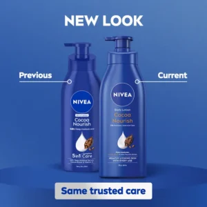 NIVEA Cocoa Nourish Body Lotion | 72h Moisture | For Dry Skin