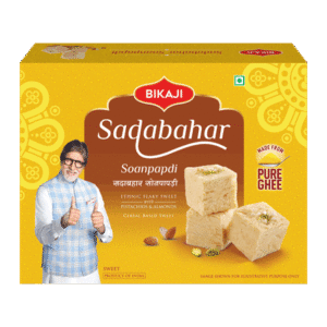 Bikaji Sadabahar Soanpapdi 500g – Pure Ghee Flaky Sweet