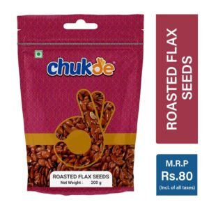 Chukde Spices Roasted Flax Seeds, 200G